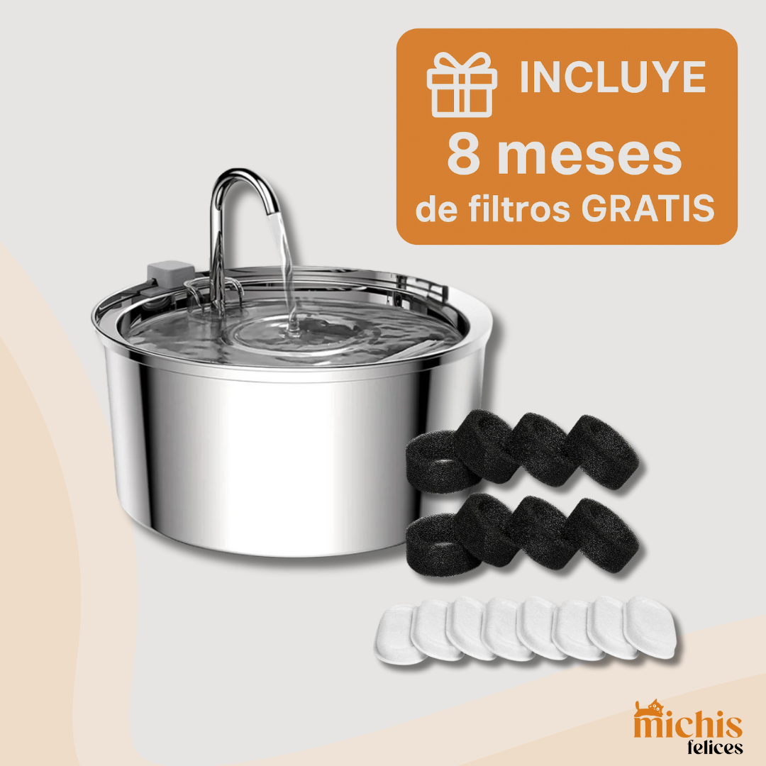 Michi Fuente de Acero Inoxidable